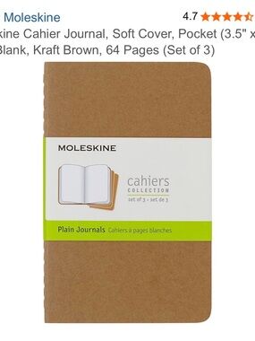 Moleskine Cahier Pocket Journal